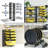 2 Pack Pot and Pan Rack, Adjustable Pot Rack Organizers For Kitchen