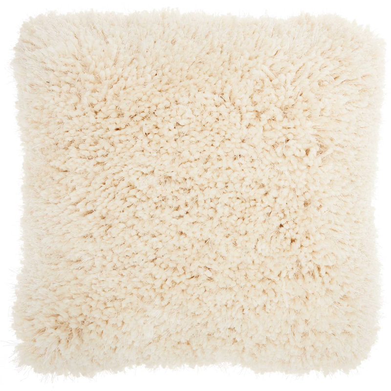 Square Pillow Cover & Insert, Cream