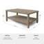 Table basse avec étagère de rangement Martha Pond