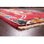 Tapis unique en laine noué à la main Shiraz nouvel âge 3 pi 4 po x 5 pi 3 po rouge
