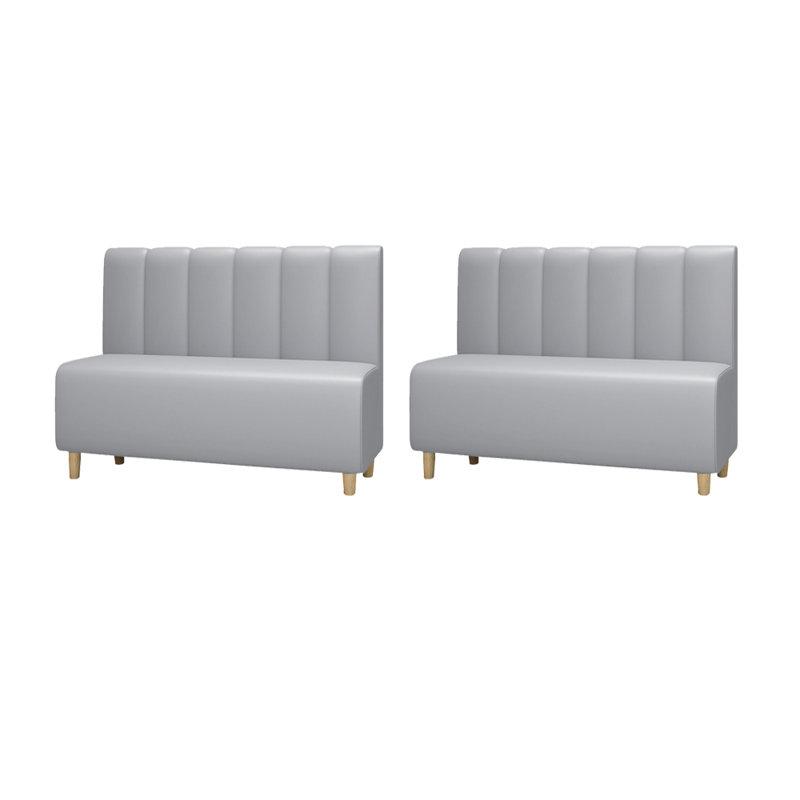 Bancs de restaurant simples, Gris