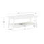 Table basse en bois massif blanc l 47 po Ailani-807642048