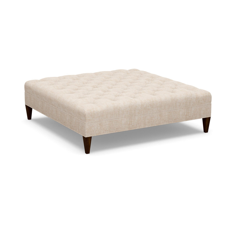 Square Ottoman, 9637-80, Sandstone