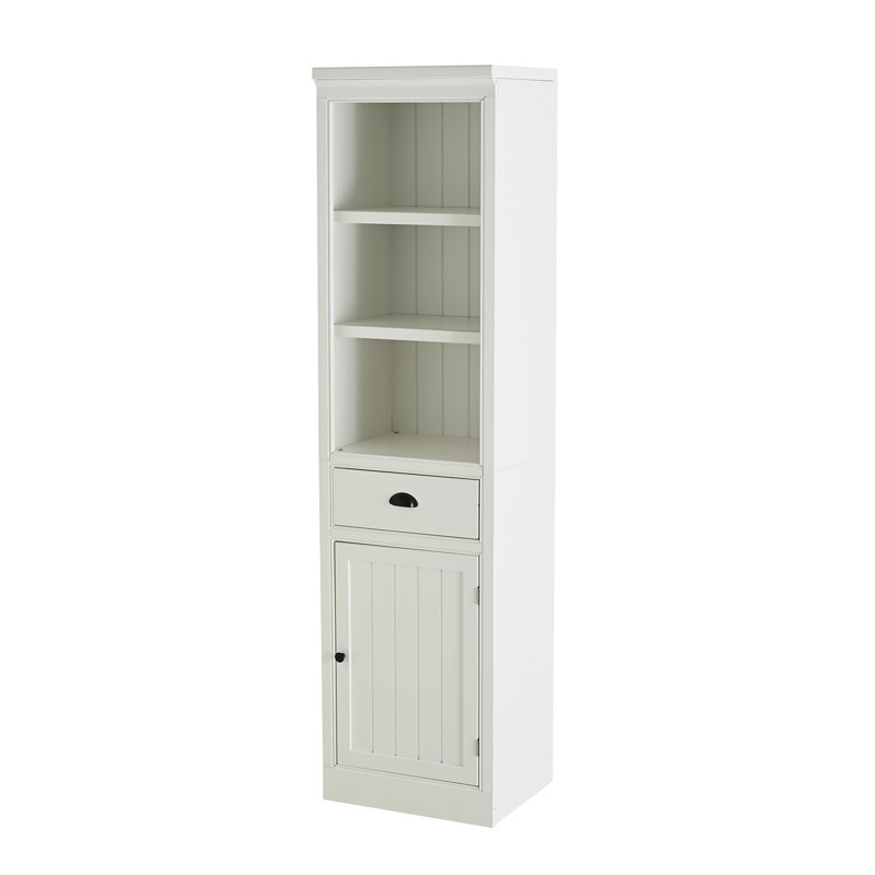 75'' Freestanding 5-Tier Display Book Shelf With 1 File Drawer