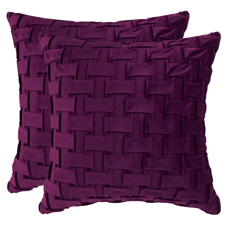 Coussin décoratif, Mauve, Oui