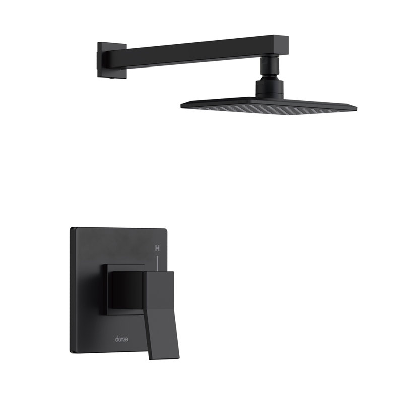 Avian Pressure-Balanced Tub Shower Faucet, Satin Black
