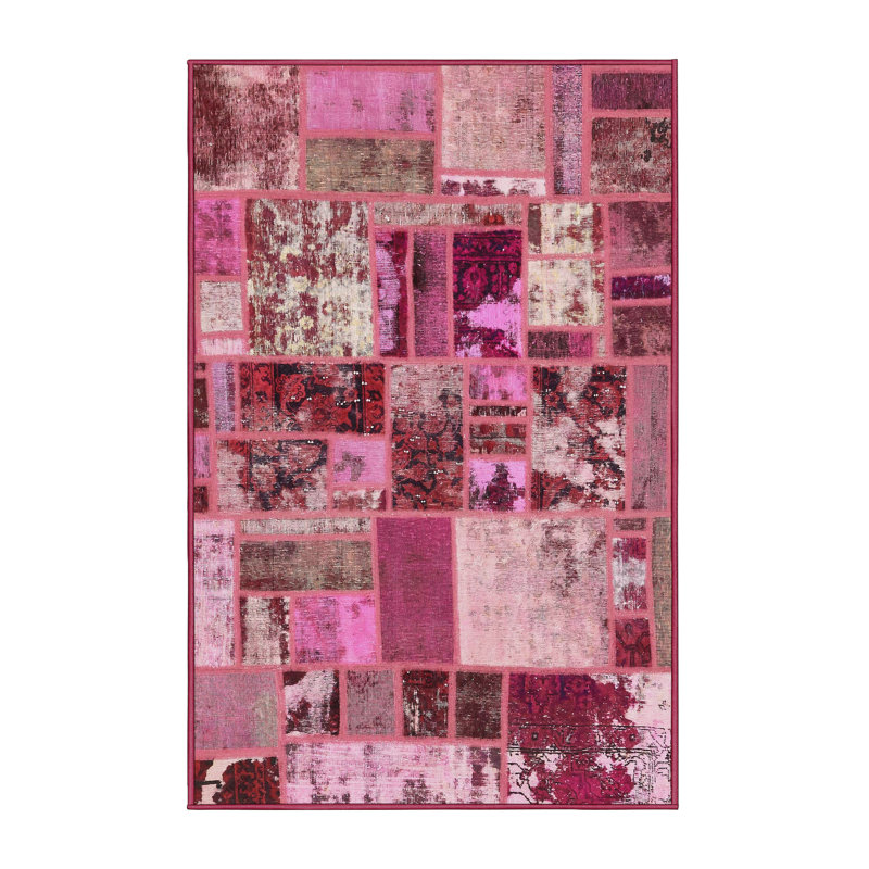 Abstract Indoor Rug, Rectangle 2' x 4'