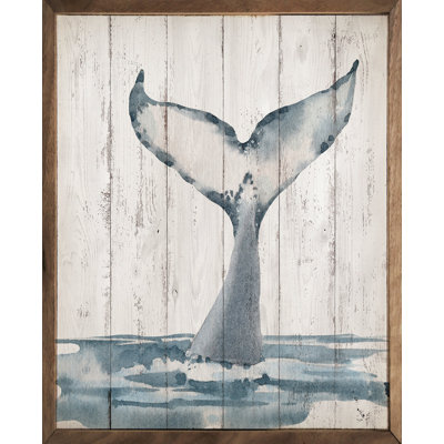 Queue de baleine aquarelle
