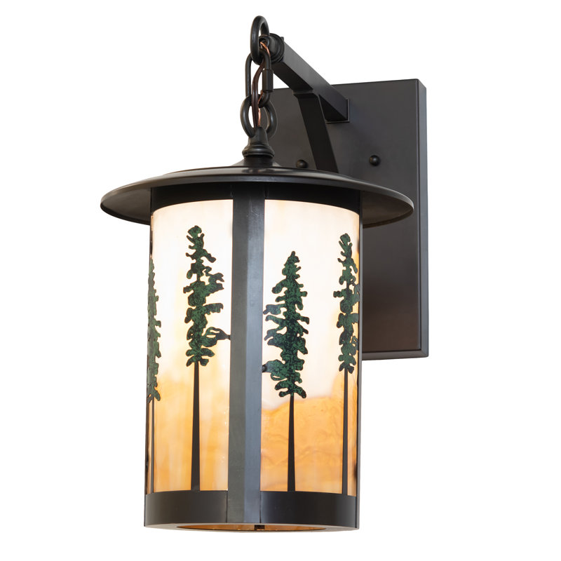 Rustic Lodge Armed Sconce