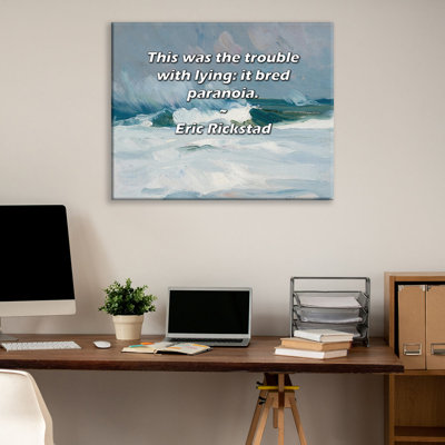 Latitude Run® Gallery Wrapped Canvas By Corey Haim: "You are what you wear. I wear something differen
