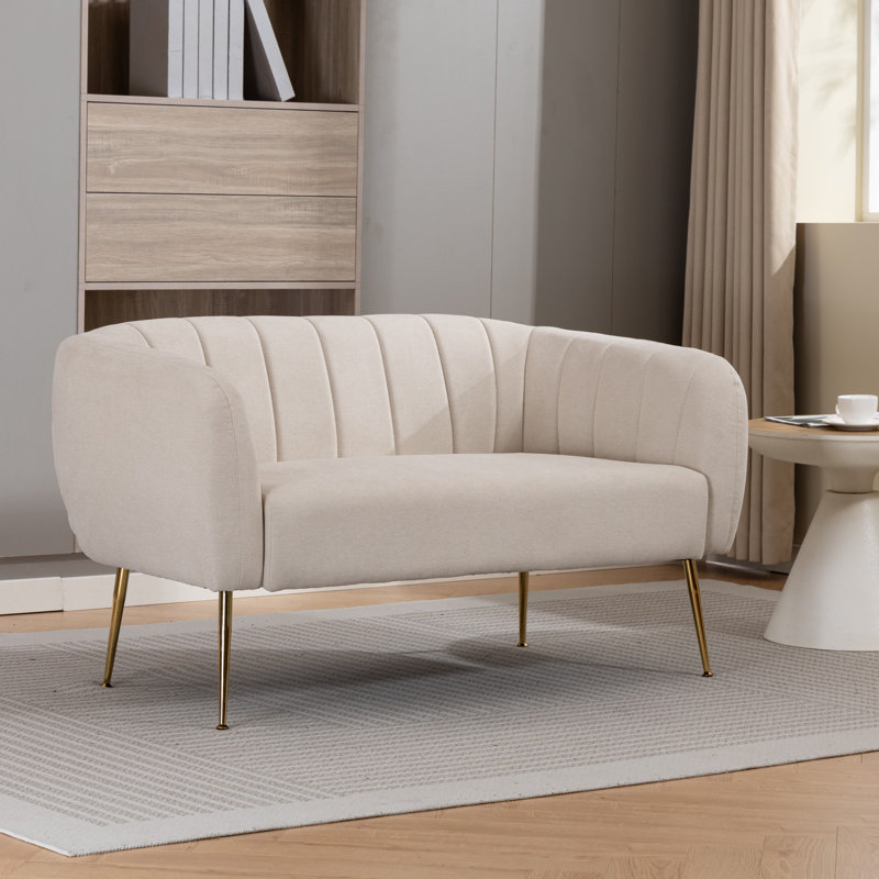 2 Seater Loveseat, Beige