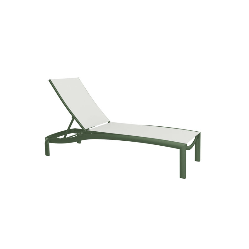 Kor Outdoor Chaise Lounge, Shell, Bogota