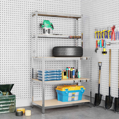 Alyose 100cm W Steel Shelving Unit