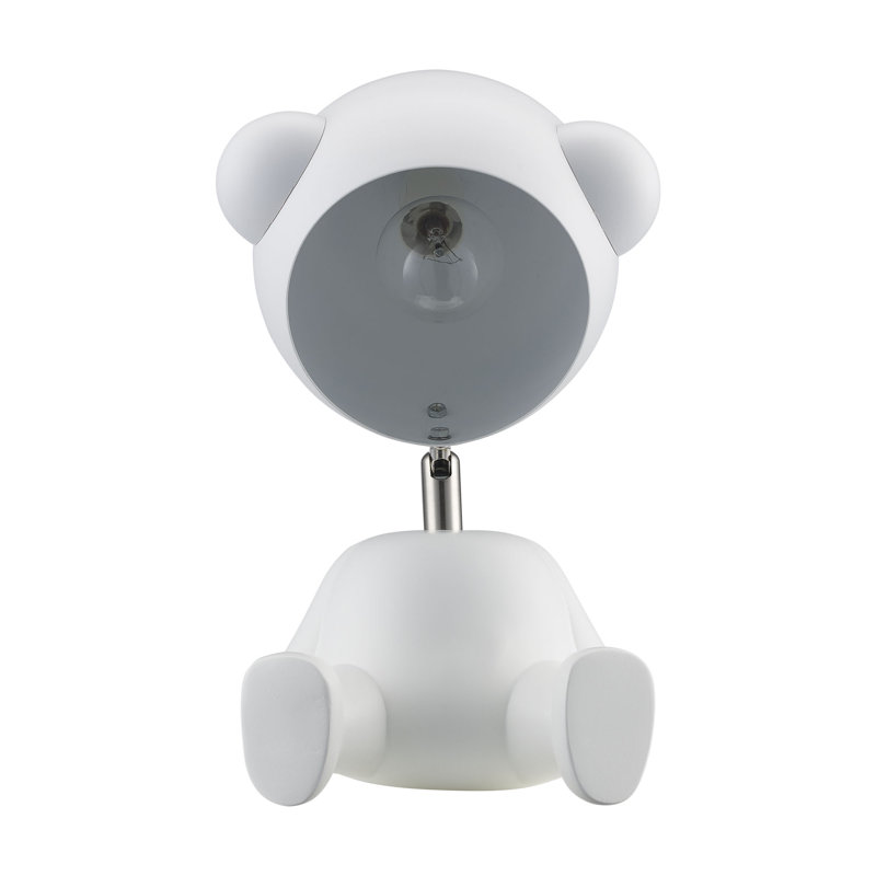 Lampe ours à 1 lumière Lidiea, Blanc