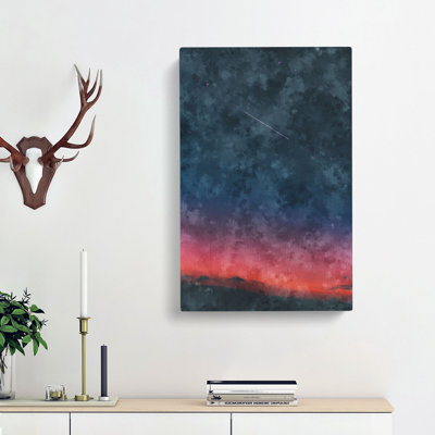Shooting Star Over Mexico - Wrapped Canvas