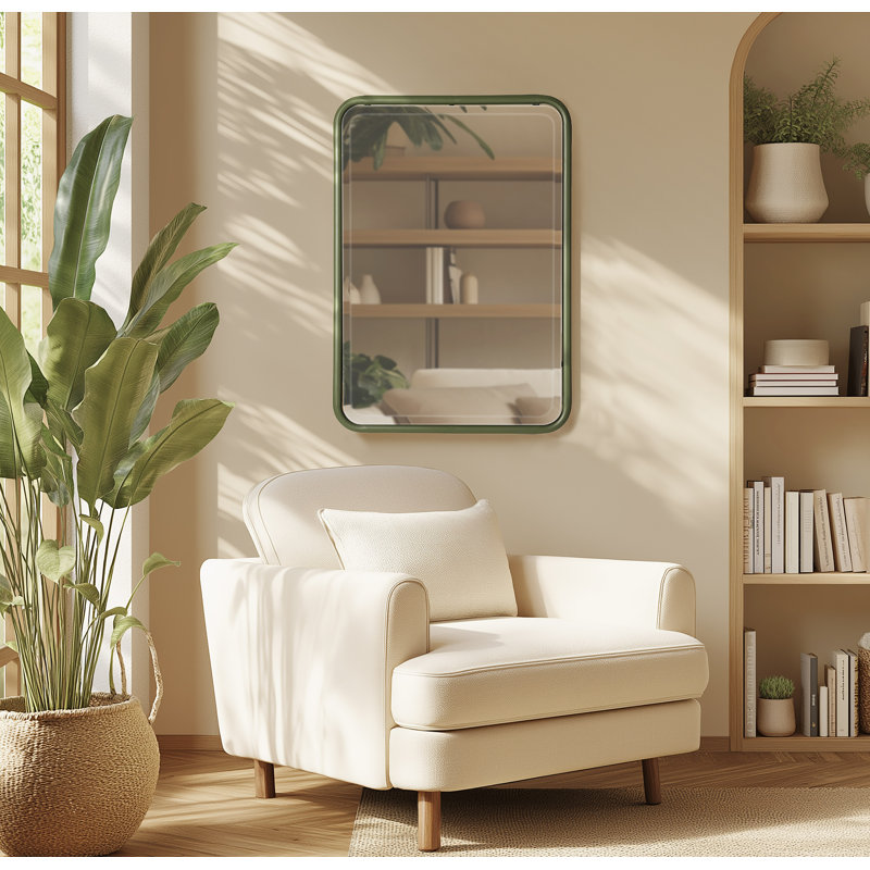 Ancle Metal Rectangle Mirror
