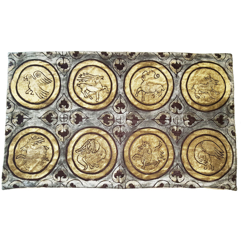 Fresco II Square Pillow Cover, Velvet