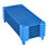Lit de bébé empilable, lit de bébé portatif pour lit de tout-petit, lit de jour standard pour enfants de L 52 po x l 23 po, lits de garderie en classe préscolaire pour dormir, se reposer, sieste, bleu