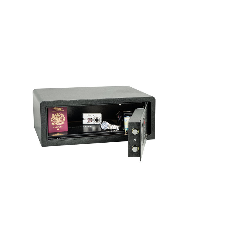 Dione Security Safe Lock, Graphite Grey, 20cm H x 52cm W x 40.5cm D