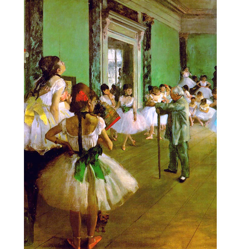 Dance Class, 18" H x 14" W