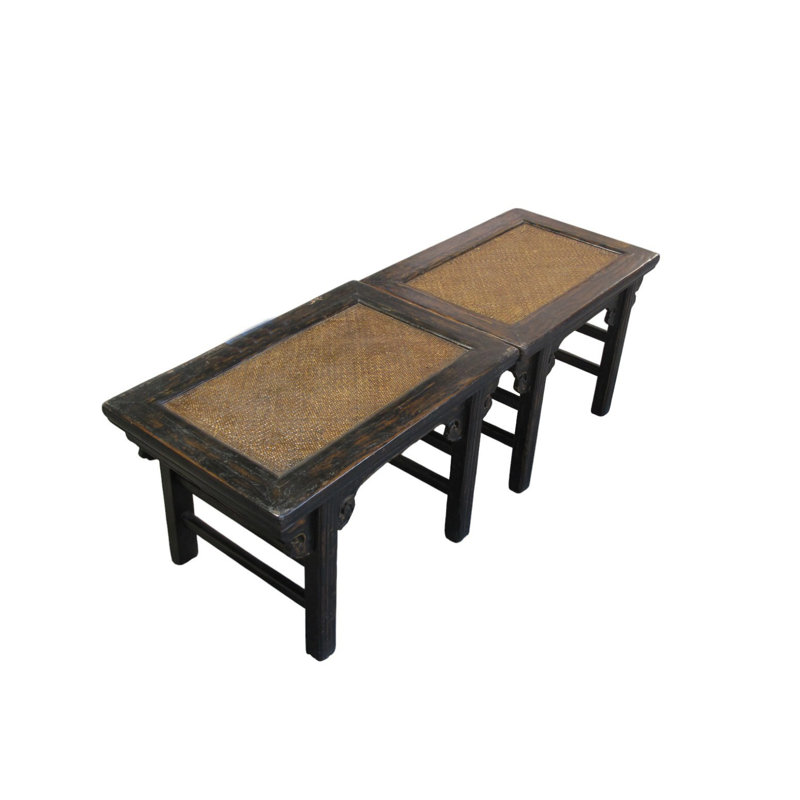 Pair of 19th Century Elm Side Tables