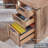 Dhevan 60'' W L-Shaped Executive Desk with Charging Station-1221142509