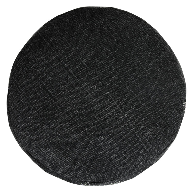 Handmade Cotton Upholstered Petite Ottoman Pouf