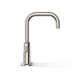 Purist® Widespread Faucet with Drain Assembly Low Lever Handles and Low Gooseneck Spout
