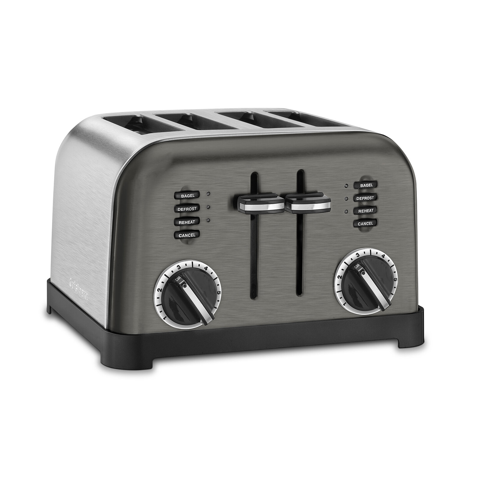 Cuisinart - 4-Slice Metal Classic Toaster (Black Stainless)