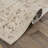 Textured Medallion Earth Beige Indoor High-Low Area Rug-410284316