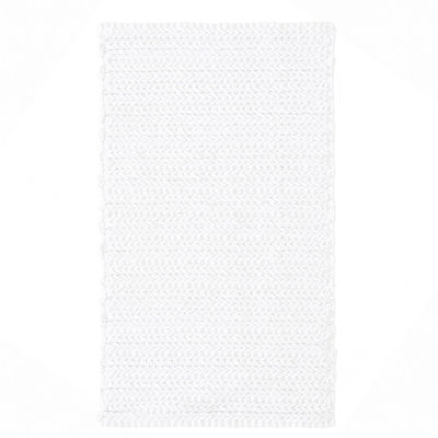 100% Cotton Chenille Chain Stitch Rug