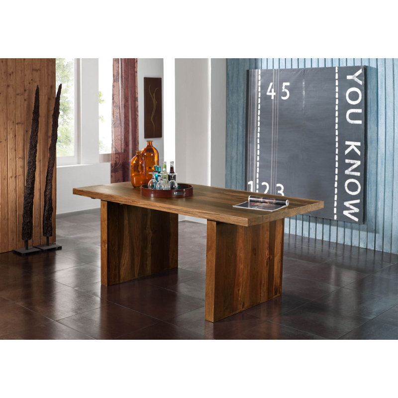 Duke Solid Wood Dining Table, H76 x L200 x W100cm