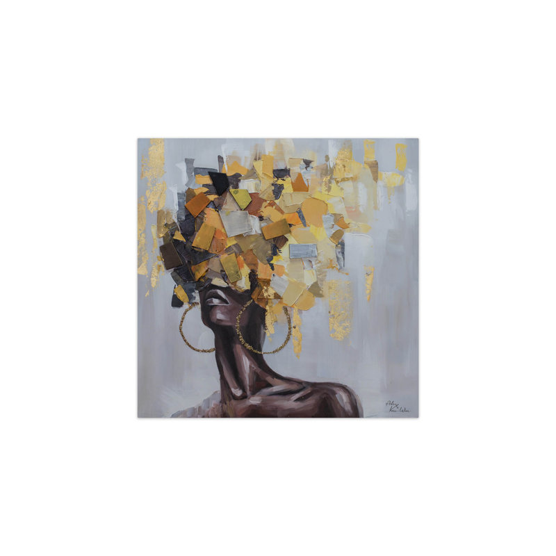 Hand -painted leaf garment acrylic painting