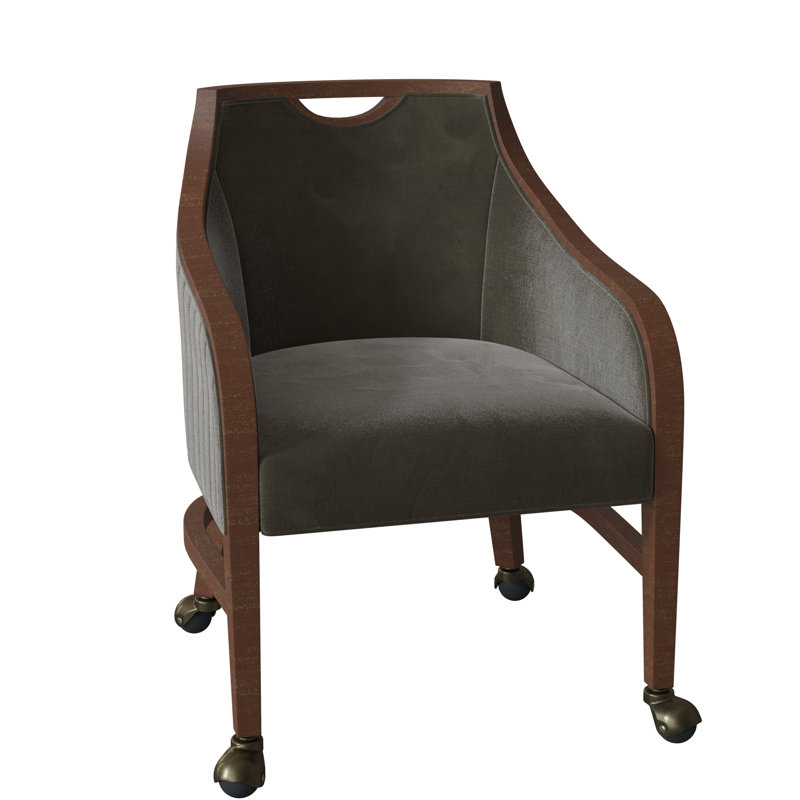 Fauteuil l 24 po Anthony, Noyers, Polyester 9953 Loden
