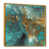 Toile avec cadre flottant or