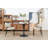 Batavia Modern Curved Back Upholstered Dining Chair Ivory  (Set Of 2)