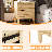 19.7“w Solid Wood Drawers Nightstand-107078682
