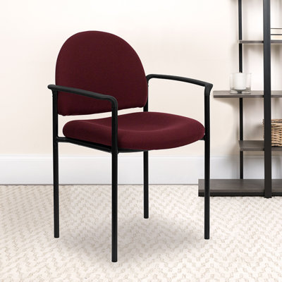 Prather Tania Comfort Upholstered Stackable Side Reception Chair