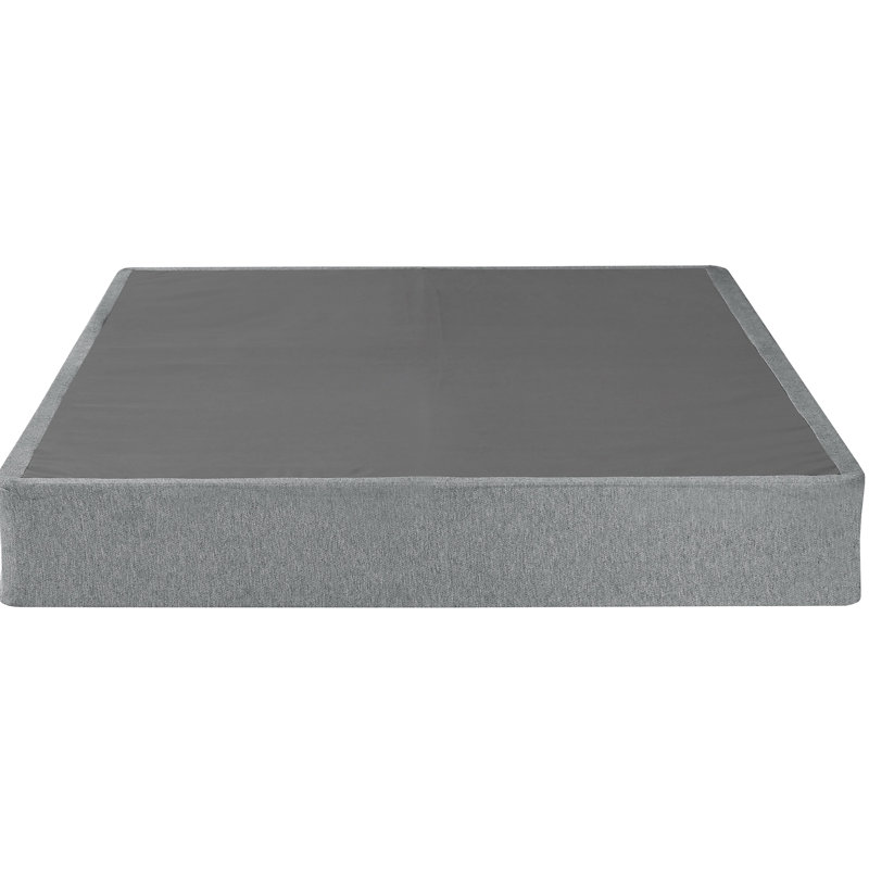 9 po Sommier simple pliable, sommier pliable en métal et housse combinée avec matelas