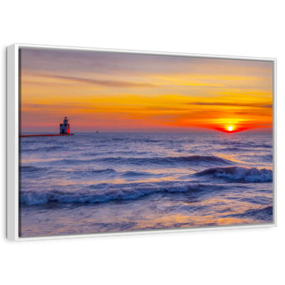 Lighthouse On Lake Michigan