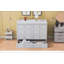Lit escamotable double avec grands tiroirs, blanc-571545650