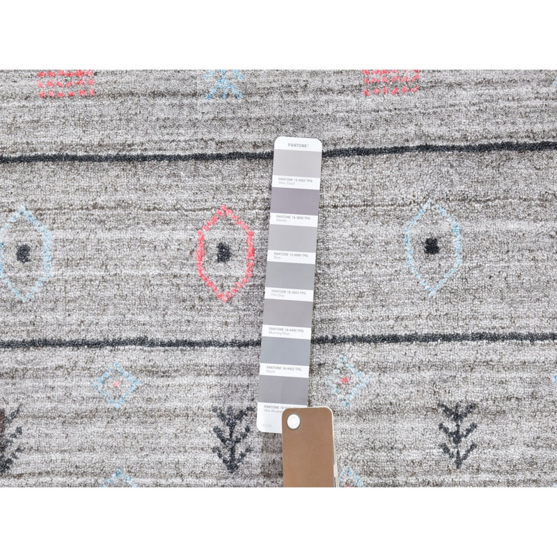 Halstead One-of-a-Kind 4'1'' Round Area Rug in Grey
