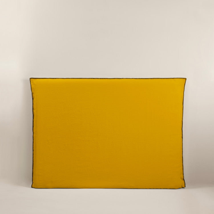 Nino Slipcover, 134cm H x 210cm W, Yellow