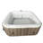 ALEKO 120 Volt 6 Person Vinyl Square Inflatable Hot Tub-32701846