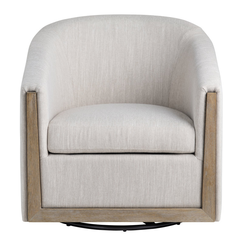 Fauteuil d'appoint pivotant rembourré