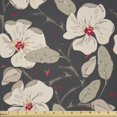 Davidjunior Poppy Flowers Multi-Purpose Fabric