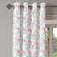 Rideau décoratif à œillets 2 panneaux Dakota Fields Flamingo, 50 po, rose, menthe, vert, beige-616508622