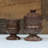 Chocolate Marble Vanity Storage Jar with Lid – Bathroom Decorative Container