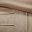 Édredon beige pour très grand lit - Faux suède, bourre en suède de construction, chaud-120478274