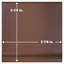 Quarry Cove Base 5-7/8 In. X 5-7/8 In. Ceramic Floor And Wall Trim-106401517